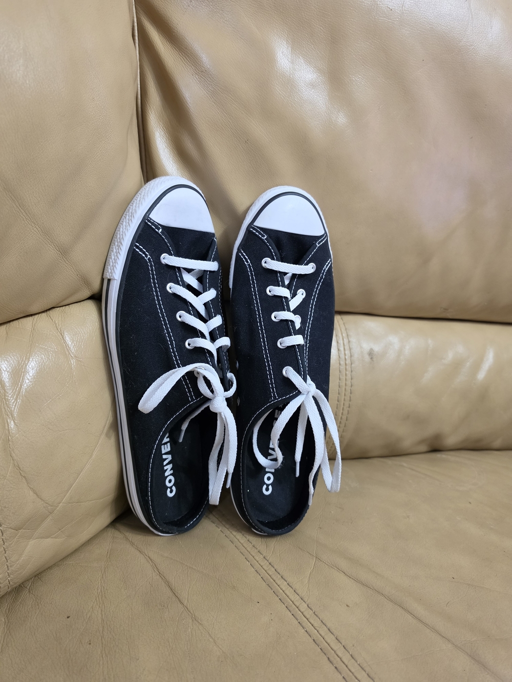 Converse All Star Black Backless Mule Sneakers Women’s 9.5 NWOT
